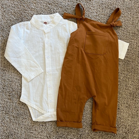 NWOT 3T Boy Overall Set - Picture 1 of 1